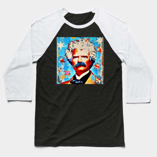 Mark Twain Americana Baseball T-Shirt